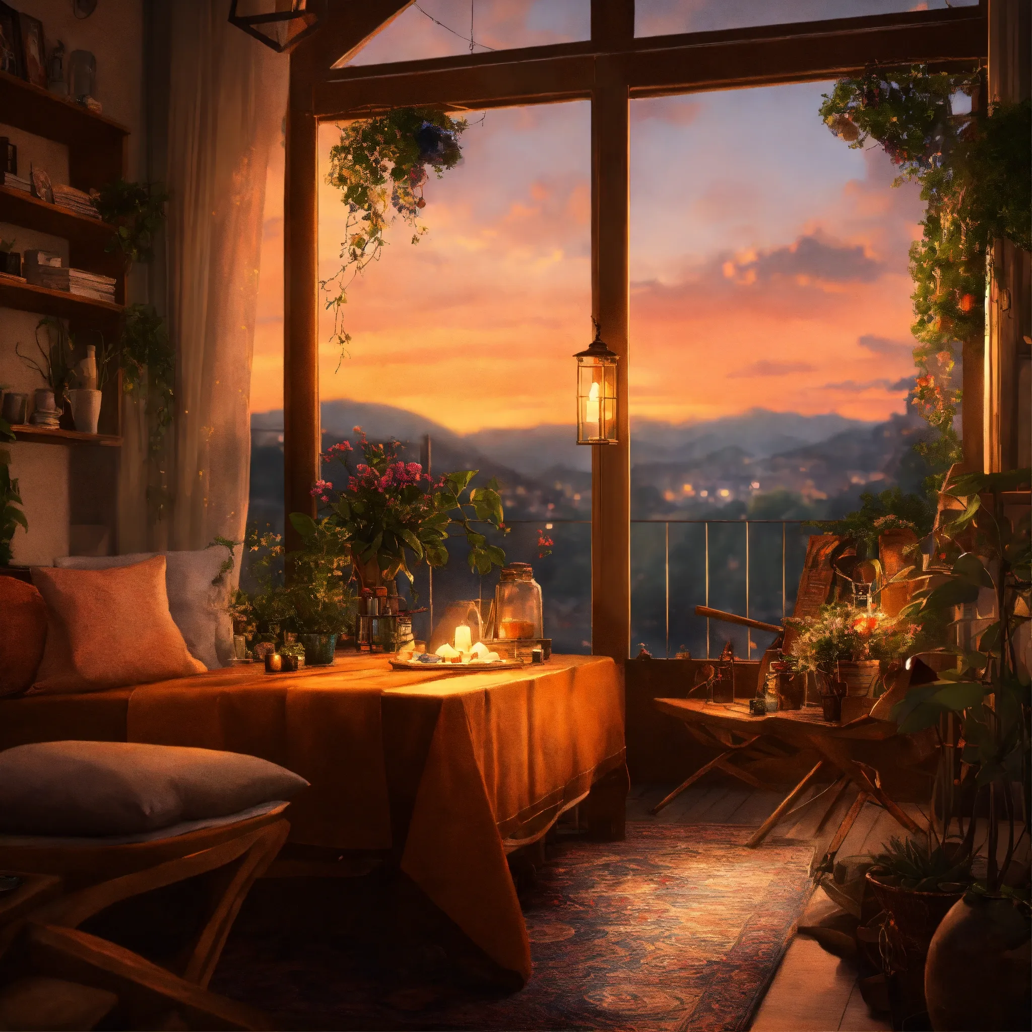 Aromatic candles and essential oils