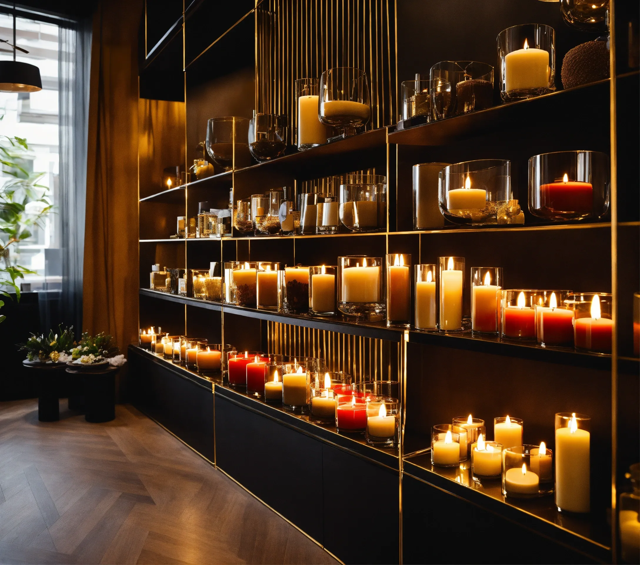 Comfortable seating area with soft pillows